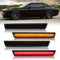 R&F Auto 4 x bernsteinfarbene rote LED-Seitenmarkierungsleuchten für Challenger 2015-2023, rauchige Linse, ersetzt Originalherstellernummer: 68195788AB, 68195797AB