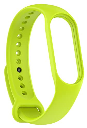 KAREN66 Armband Kompatibel mit Xiaomi Mi Band 7 Armband Silikon Wasserdicht Ersatzband für Xiaomi Smart Band 7 Fitness- & Aktivitätstracker, Damen Herren (Grün)