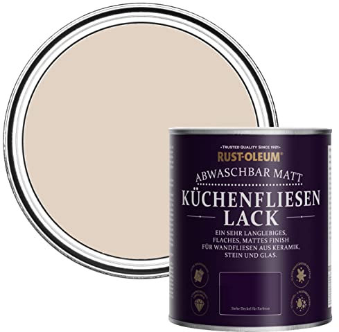 Rust-Oleum Pink water resistant Kitchen Tile Paint in Matt Finish - Homespun 750ml, SHDRCT1474, 0.75 Liters