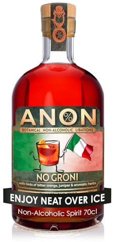 ANON Nogroni, Non-Alcoholic Spirit, Negroni without the alcohol, 70cl
