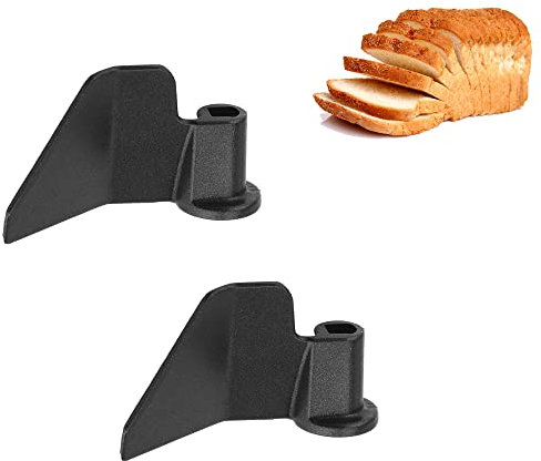 QIUMING 2 pezzi Pala per macchina per il pane della lama per macchina da pane Macchina Gancio per impastare macchina per il pane in Acciaio Inox di Ricambio per Macchine del Pane Per fare pane (1#)