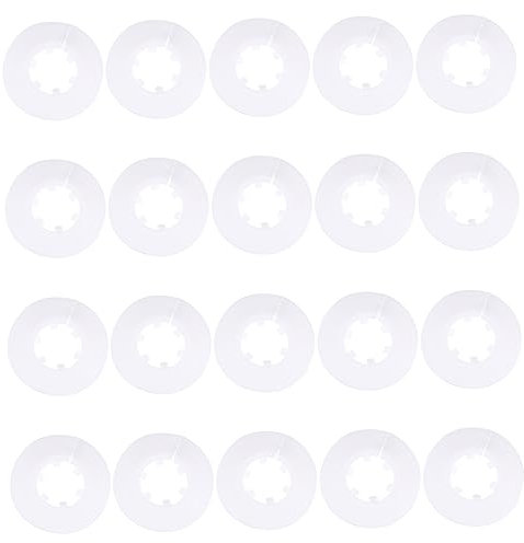 OSALADI 20stücke Abdeckkappen Für Wasserleitungen Hochwertige Kunststoffverkleidung Für Heizungs Und Wasserrohre Dekorative Wandabdeckung Für Ihr Zuhause Installieren Hitze Und