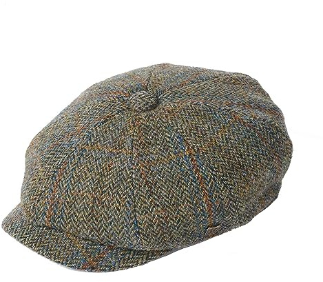 Failsworth Harris Tweed 'Carloway' Bakerboy/Newsboy Cap (7 1/8, Pattern 2023)