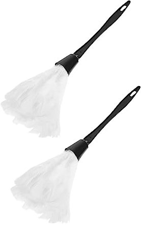 SOLUSTRE 2pcs Halloween Maid Duster Miniature Plume Duster Costume Accessory for Boys and Girls Party Cosplay Photo Prop Comfortable and Design for Performance and Imagination