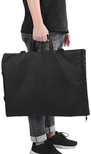 AILOOCEDI Kunst-Portfolio-Koffer, Malrucksack, Tragbares -Zeichenbrett, Multifunktionale A3-wasserdichte Tasche, Zeichenbrett, Zeichenbrett (8K Schwarze tragbare Maltasche)