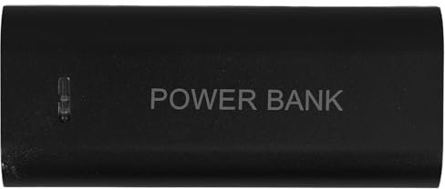 PRETYZOOM Versteckter BehäLter in Powerbank-Optik, Multi-Use FüR Schmuck, Geld, SchlüSsel, UnauffäLlige Versteckbox, Wasserdicht Und Staubdicht, Schwarz