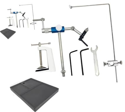 perfk Étau de Fixation de Mouches, Bricolage Lisse, Fabricant de Leurres, Fil de Canette, Outils de Fixation de Mouches de Pêche