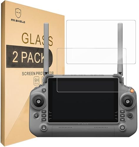 Mr.Shield Schutzfolie Kompatibel mit DJI RC Plus 2 Remote Controller [2 Stück] Schutzglas Schutzglasfolie 9H Härte, HD Klare Displayschutzfolie