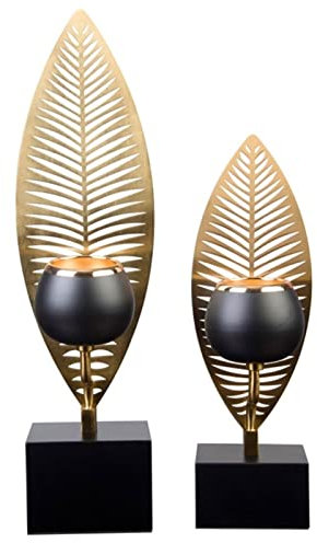 CVNIMV Candlestick Holders Leaf Iron Candle Holder Candlestick Metal Plant Leaves Candelabra Decor candlesticks