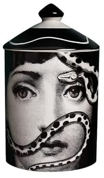 FimGlk Lina Cavalieri - Barattolo in ceramica per aromaterapia, portapenne, mini vaso, vassoio porta candela, bottiglie decorative per la casa, Decora (A6)