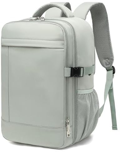 Handgepäck Rucksack 40x20x25 für Ryanair Rucksack Handgepäck Flugzeug mit Durchleitung 45 x 36 x 20 Tasche Reiserucksack Klein mit Eine Diebstahlsichere Backpack für Herren Damen, 14 Zoll Laptop