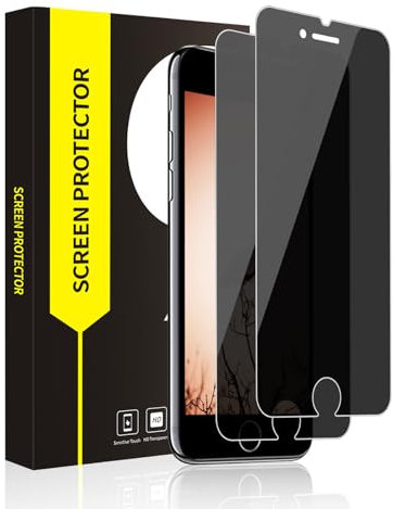 VSEER 2 Stück Schutzfolie für Panzerglas für iPhone 6/6s/7/8/SE 2020 Sichtschutzfolie, 2.5D Frei von Kratzern iPhone SE Sichtschutz, Ultra-Klar Dauerhaft Schutzfolie für iPhone 8