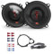 JBL Stage3 527F Auto Lautsprecher Boxen 400 Watt 13 cm 2 Wege Koax passend für BMW 3er Limousine (E36) 1990-1998 Heckablage