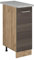 Vicco Apothekerschrank R-Line, Medizinschrank für die Küche, Edelgrau, 30 cm AP Marmor