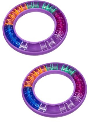 Tofficu 2 Sätze Spulenhalter Mini Speisekammerorganisatoren Und -aufbewahrung Tasche Heiser Hülse Karton Veranstalter Transparent Wickler Groß Schlank Herrscher Korb Plastik