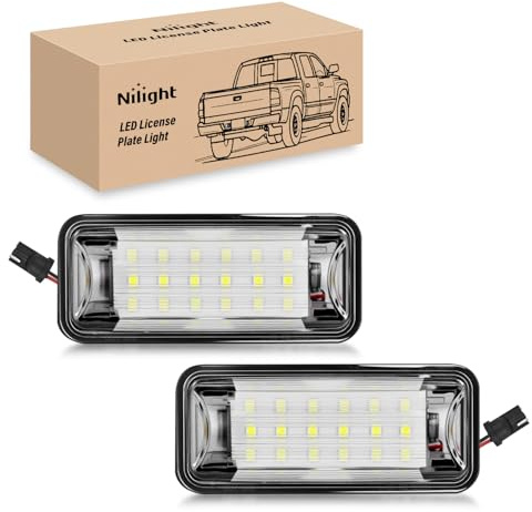 Nilight 2PCS License Plate Lights for 2015-2022 Subaru WRX STI Forester