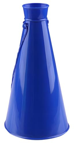 yeeplant Blue Cheer Megaphon, 9 Zoll Noise Maker für Sportpartys, tragbare Kunststoffhorn, lustige festliche Atmosphäre, Requisite, Jubel für Rallyes und Events
