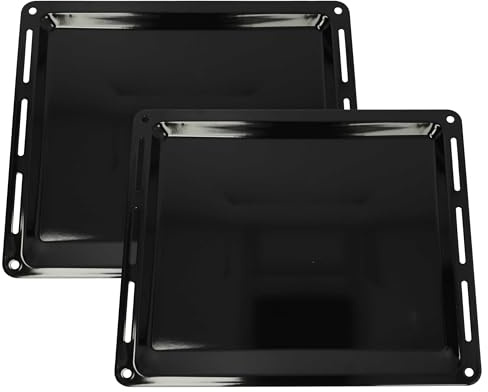 vhbw 2x Plaque de four remplacement pour Miele HBB 71 pour Four - 44,5 x 37,7 x 2,5 cm