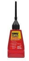 UHUé UHU PLAST SPEZIAL, Flasche mit Feindosierspitze mit 30 g