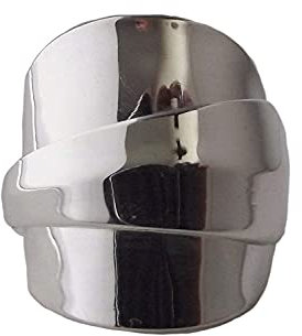 Handmade Vintage Simple Sterling Silver Spoon Ring date Fully Hallmarked