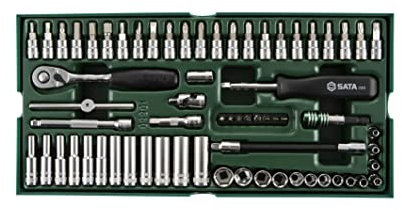 SATA ST09901SJ Steckschlüssel-Set, metrisch, 66-teilig