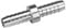 Compressor Air Line Hose 1/4 Inch Bore Double Ended Tail Joiner for Repair Extension New