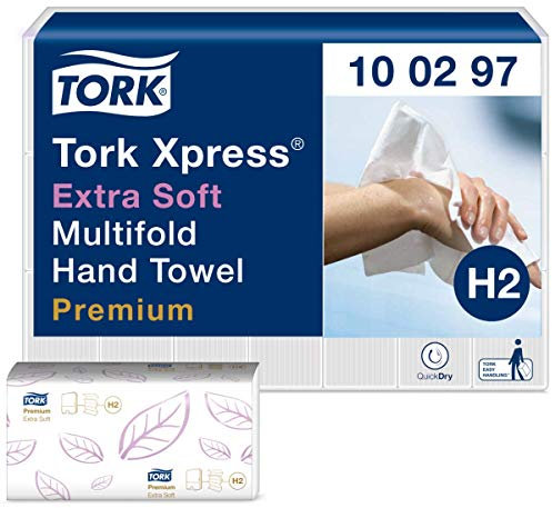 Tork 100297 Xpress® Multifold Premium Papierhandtücher (L x B) 34cm x 21cm Hochweiß 2100St.