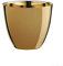 ASA Lights Windlicht, Porzellan, Gold, 8 cm Höhe / 9 cm Durchmesser