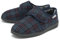 DUNLOP Mens Touch Fastening Full Slipper MTO - Navy - UK 9