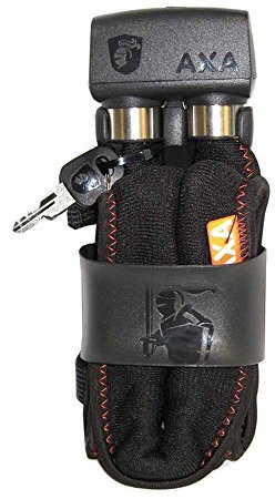 AXA Faltschloss 800 Länge 100cm Stärke 8mm schwarz ca. 1100g Fahrrad