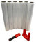 Lot de 6 rouleaux + dérouleur de film étirable 23 my 500 mm x 125 m – 1,5 kg de film pour palette (6 rouleaux transparents + 1 dérouleur)