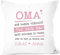 SpecialMe® Kissen-Bezug personalisiertes Geschenk Spruch Papa/Mama wir Habe versucht Finden anpassbare Namen Dekokissen Oma - 2+ Namen weiß 40cm x 40cm