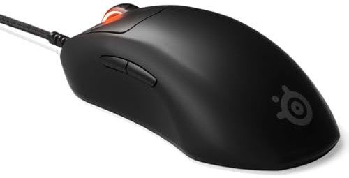 SteelSeries Esports FPS Gaming-Maus – Ultraleicht – Prime + Edition – 5 programmierbare Tasten – 18K CPI TrueMove Pro Sensor – magnetische optische Schalter – Anpassung – RGB-Beleuchtung – PC/Mac