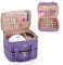 BAFASO Nagellack Aufbewahrung, Nagellack Organizer Tasche für 40 Flaschen(bis zu 15 ML) und Nageltrockner, Nageltrockner Tasche für Nägel Zubehör und UV-Lampe, OHNE ZUBEHÖR, Lila [PATENTGESCHÜTZT]