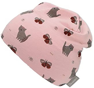 Sterntaler Mädchen Miezi Beanie-Mütze, rosa, 47