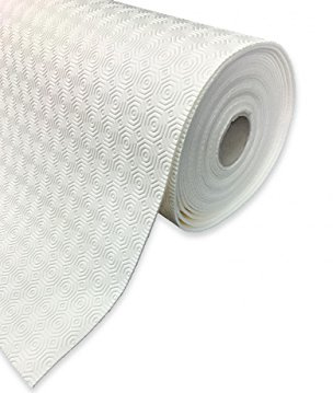 BIANCHERIAWEB Mollettone Tavolo Quadrato140X140 Copritavolo Gommato Antiscivolo in PVC Tovaglia Proteggi Tavola Aderisce a Tutte le Superfici Anti Macchia e Anti Graffio Colore Bianco