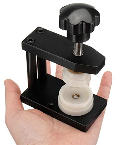 TOPOB Case Compression Mold Watch Front Back Case Cover Screw Compressor Closed Watchmaker Repair Kit watch repair tool (Color : Black)