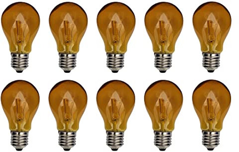 Provance Standard Glühbirne Glühlampe E27 25W 25 Watt 210 Lumen Farbe Gelb klar 10er Set