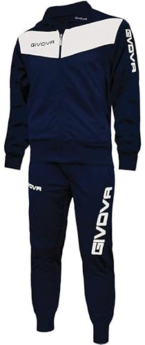 Givova Visa Track Suit 5XL, blau/weiß