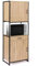 IDMarket - Buffet de cuisine 60 CM DETROIT meuble 2 portes design industriel + tiroir