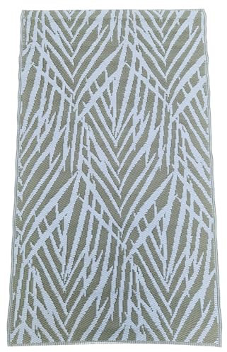 Meinposten Teppich Outdoor Balkonteppich außen Balkon Terrasse Taupe Camping 150 x 90 cm