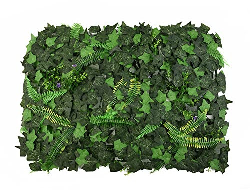 Jayruit Künstliche Rasenpflanze, Simulation Rasen Paneele Wand Zaun Grünes Gras Quadratische Kunststoff Rasen Pflanze Home Wanddekoration Typ C