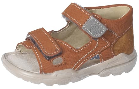 RICOSTA Jungen Sandalen Klaas, Baby und Kleinkinder Lauflernschuhe, Weite: Mittel, Freizeitschuhe, offene Schuhe, Strandschuhe, Caramel (270), 21 EU