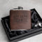 The Birthday Hip Flask 18th 21st 40th 50th Gift Idea (Brown)