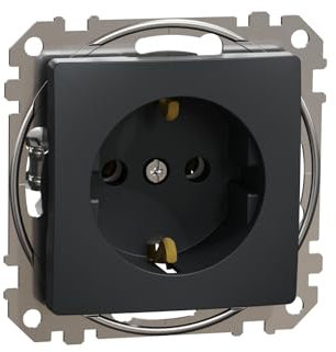 Sedna Design & Elements, conector Schukouko con obturadores, color negro antracita