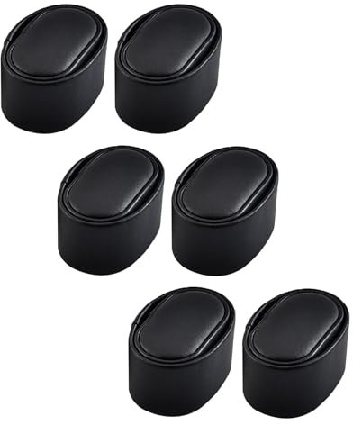 Oshhni Watch Pillow Small, Uhrenkissen Klein Schwarz, Leder Armband Kissen, Watch Pillow Bracelet Display Stand Storage Case, Mini Uhrenhalter, Small Bracelet Uhrenkissen für Schmuck Display, Schwarz