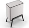 KLARSTEIN Poubelle Cuisine, Poubelle Cuisine Tri au Design pour la Cuisine, Salle de Bain, Chambre, Bac Poubelles Double, Grande Poubelle Inox de 40L, 2 Compartiments avec Couvercle, Haute