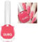 Pink Nail Polish Nail Varnish, Bright Pink Quick Dry Breathable French Manicure Natural Elegant Pearl Hot Pink Non-toxic No UV Needed Nail Polish for Woman Home DIY Nail Art Gift