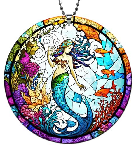 Mermaid Christmas Ornaments 2025,Mermaid Ornament for Christmas Tree, Little Beautiful Mermaids Ornaments for Girls Kids, Mermaid Gifts for Women