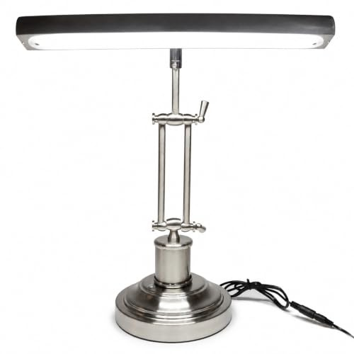 Adjustable Piano Light for Grand & Upright Pianos, Metal Piano Lamp with 3 Color Modes, 360¡ã Rotatable, Touch Control, LED Music Stand Light, Desk Table Light